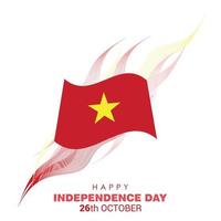 vector de diseño del día de la independencia de vietnam