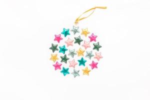 Decorative stars holiday composition photo