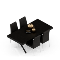 isometrische tafel reeks 3d geven png