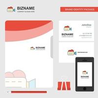 Camcoder Business Logo File Cover Visiting Card and Mobile App Design Vector Illustration