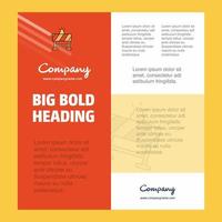 Labour board Business Company Poster Template with place for text and images vector background