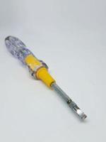 This is an isolated photo of a screwdriver.