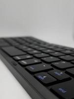 This is a close up photo of a portable folding keyboard.