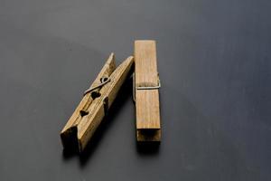 Old Wooden Clothespins photo