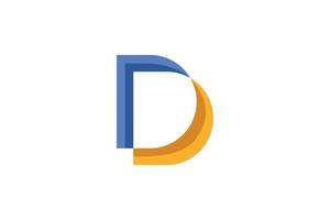 Abstract Letter D Logo vector