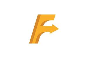 Letter F Logo Abstract vector