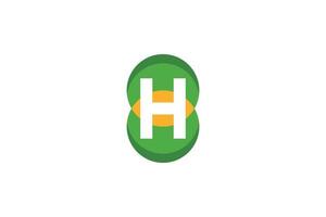 Colorful Letter H Logo vector