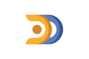 Abstract Letter D Logo vector