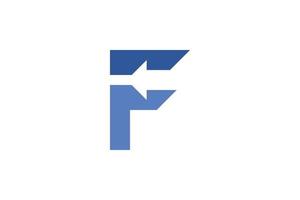 Letter F Logo Abstract vector