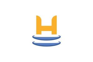 Colorful Letter H Logo vector