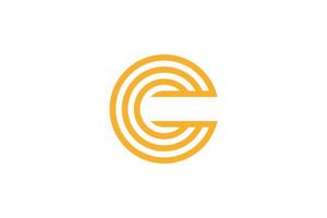 Modern Letter C Logo vector