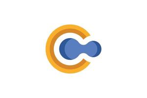 Modern Letter C Logo vector