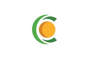 Modern Letter C Logo vector