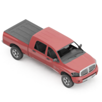 Isometric vehicle 3D Render png