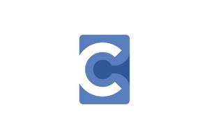 Modern Letter C Logo vector