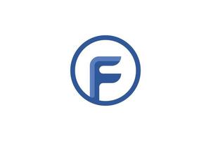 Letter F Logo Abstract vector