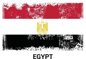 Egypt flag design vector