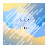 Colorful background with typography design vector