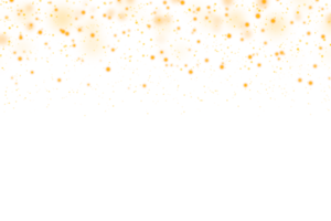 polvo de estrellas doradas brillantes y fondo bokeh. textura de luz de brillo navideño abstracto. png