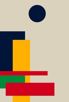 Abstract design. Various forms. Modern art isolated vector graphics.