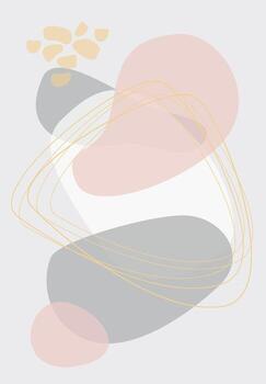 Abstract design. Various forms. Modern art isolated vector graphics.
