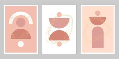 A set of abstract posters. vector