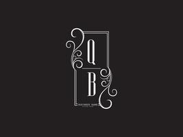 Qb, QB Abstract Luxury Letters Logo Monogram vector