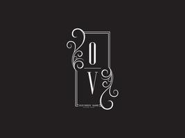 Luxury Ov vo o v Logo Letter Vector Art