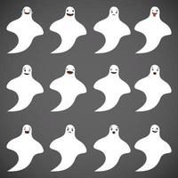 conjunto de iconos de halloween vector