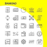 Banking Hand Drawn Icon for Web Print and Mobile UXUI Kit Such as Calc Calculate Calculator Device Operation User Users Group Pictogram Pack Vector