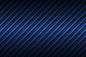 Dark blue abstract metallic background with slanting lines, blue striped pattern, parallel lines and strips, diagonal carbon fiber, vector illustration