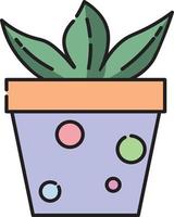 cute cartoon cactus vector