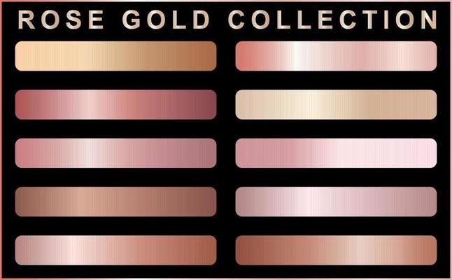 Rose Gold Gradient Vector Art, Icons, and Graphics for Free Download