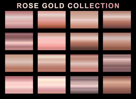 Rose Gold Gradient Vector Art, Icons, and Graphics for Free Download