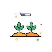 smart farming icon, agriculture, ecology, digital. very suitable for websites, apps and others. vector