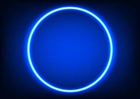 graphics design Circle glow with blue tone background vector illustration