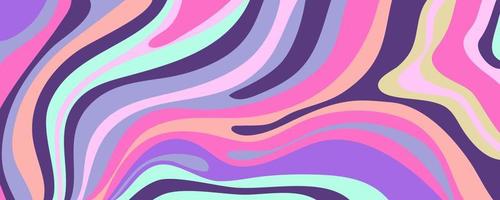 Wave y2k background for retro design. Liquid groovy marble pink background. Purple y2k pattern in modern style pink. Psychedelic retro wave wallpaper vector