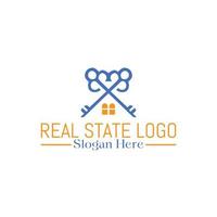 Unique Real state logo design. vector