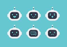 Robot head avatar emotion set vector
