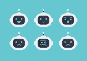 Robot head avatar emotion set vector