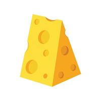 Cheese cartoon. Cheese vector isolated on white background.