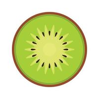 vector de kiwi símbolo de kiwi. kiwi sobre fondo blanco. diseño de logo.