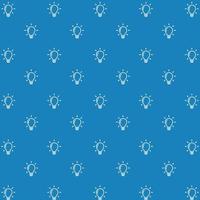 Light bulbs line art seamless pattern background. Light bulbs idea. vector