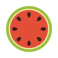 Red melon vector. wallpaper. free space for text. symbol. logo design. vector