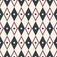Diamond dot geometric pattern. Geometric red-blue color rhombus dot random pattern. Geometric seamless pattern for fabric, textile, interior decoration elements, upholstery, wrapping. vector