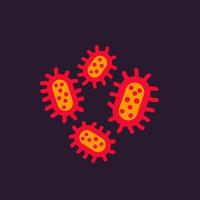 microbes vector icon