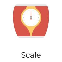 Trendy Scale Concepts vector