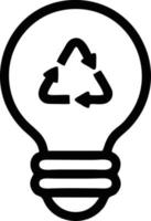 icono de papelera. icono de reciclaje silueta negra. diseño de símbolo de reciclaje vector