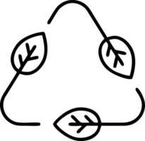 Trash icon. Recycle icon black silhouette. recycle symbol design vector