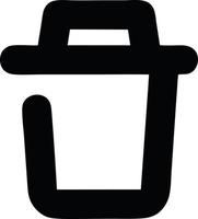 Trash icon. Recycle icon black silhouette. recycle symbol design on Vector illustration